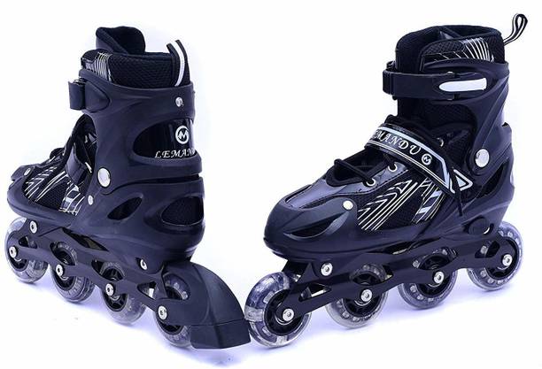 IRIS 72mm Adjustable Inline इन-लाइन स्केट्स साइज: 3-6 UK