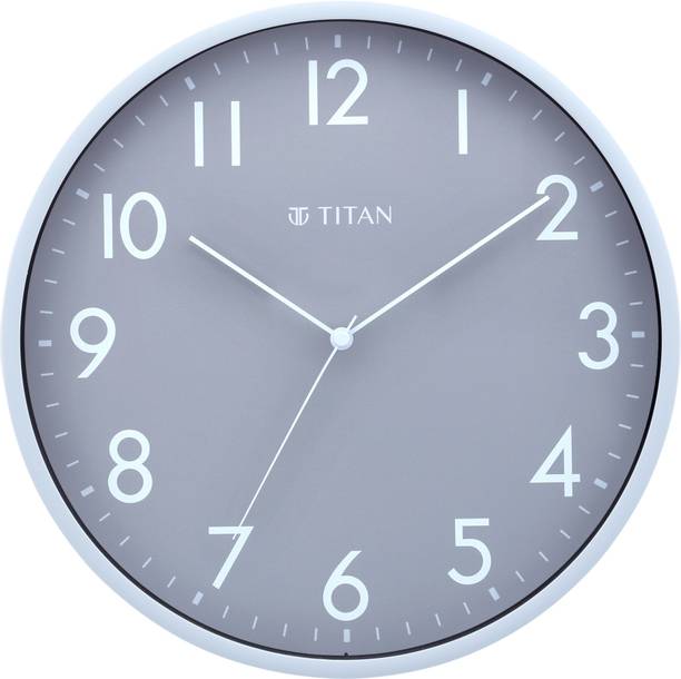 Titan एनालॉग 29.5 cm X 29.5 cm दीवार घड़ी
