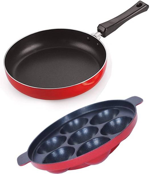 NIRLON Non-Stick Coated Highly Durable Aluminium Cookware Combo Gift Set Offer Non-Stick Coated Cookware Set