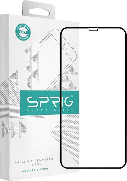 Sprig Edge To Edge Tempered Glass for Apple iPhone 11 Pro Max, iPhone 11 Pro Max, 11 Pro Max, XS Max