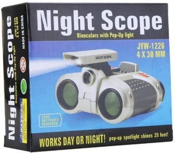 BabyBaba Night Scope Toy Binocular with Pop-Up Light Digital Spotting Scope