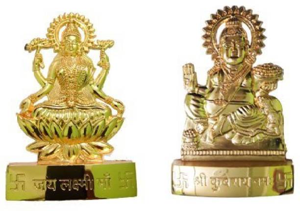 PUCHCHI l Laxmi Ganesh Ji Idol Showpiece Decorative Showpiece  -  11 cm