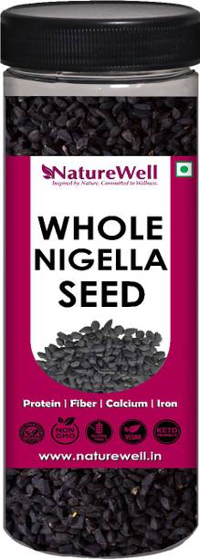 Naturewell Kalonji - Nigella Seeds - Black Cumin Seeds for Calcium , Vitamin , Protein , Minerals and Dietary Fibre (RAW ) Seed Black Cumin Seeds
