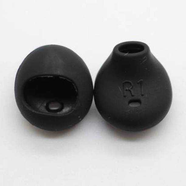 BBS PRO Replacement Anti-Slip Silicone Ear Tips In The Ear Headphone Cushion In The Ear Headphone Cushion (Pack of 2, Black) In The Ear Headphone Cushion