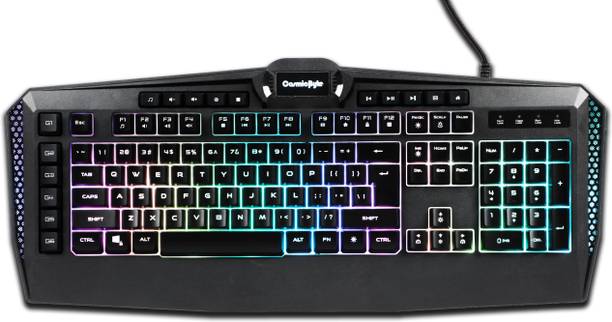 Cosmic Byte CB-Gk-15 Triton Wired USB Standard Gaming Keyboard Compatible with Desktop, Laptop, Mac