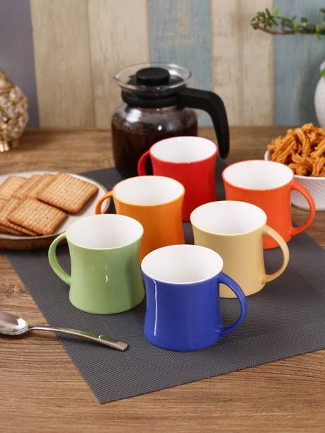 CLAY CRAFT CM-DIAMOND-COLOUR Ceramic Coffee Mug