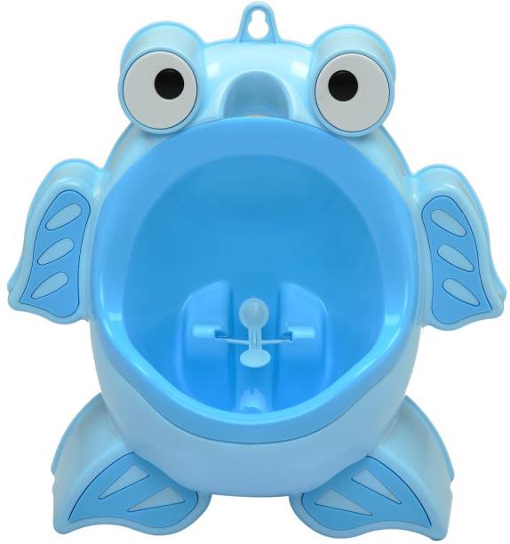 pinkparifashion Urinal Wall Mounted Stand, Lovely Frog Baby Toilet Training Kids Potty Urinal Pee Trainer Urine for Boys with Funny Aiming Target Potty Box
