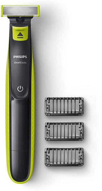 PHILIPS OneBlade QP2525/10 Trimmer 43 min  Runtime 3 Length Settings