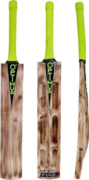 Optimus Full Size Double Blade For Tennis Ball - C Kashmir Willow Cricket Bat For 15+ Yrs
