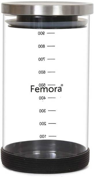 Femora Glass, Silicone Cookie Jar  - 900 ml