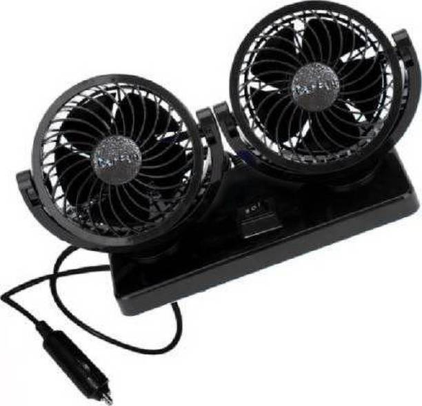 KARDECK Car Fan 12V 360 Head 2 Speed Quiet Strong for All Auto Vehicles-101 Car Interior Fan