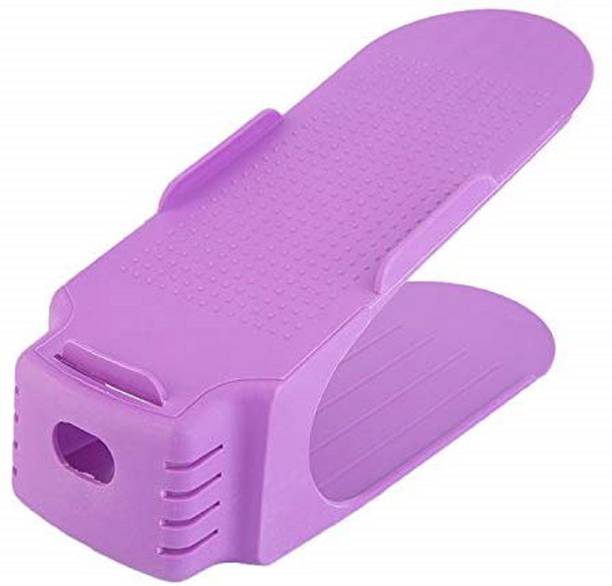Thrivanta Adjustable 3 Step Shoe Slot Storage Organizer Space Saver Shoe Holder Plastic Shoe Stand Plastic Shoe Stand