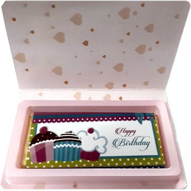 Kinoki Birthday Chocolate Bar in Book Shape Box gift box. Bar Gift Pack