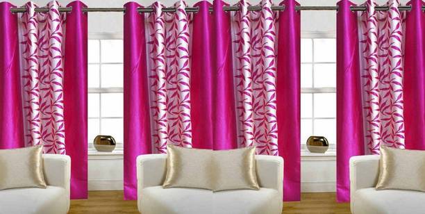 Goodrik 214 cm (7 ft) पॉलिएस्टर दरवाज़ा पर्दा (4  का पैक)