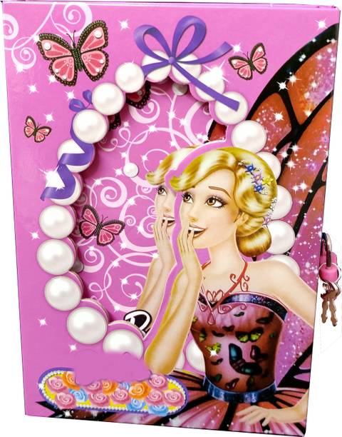 TECHNOCHITRA Cute Kitty Angel DESIGN SECRET PERSONAL LOCK DIARY Regular Diary Single 65 Pages