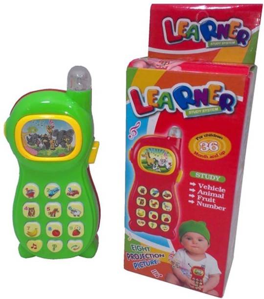 mega shine Toyz Baby Learning Mobile Phone with Projection & Music Telephone phone