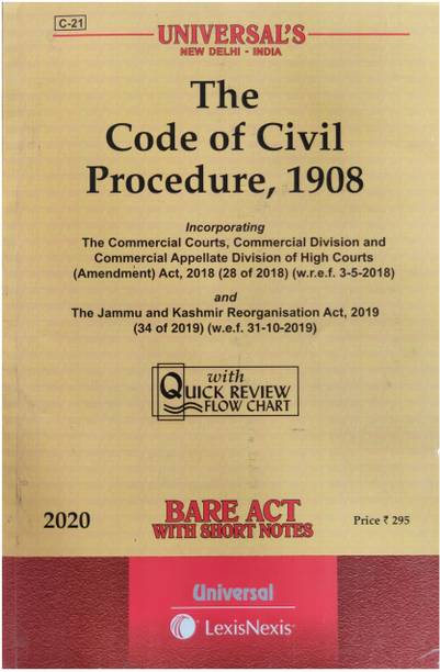 The Code Of Civil Procedure 1908 Bare Act