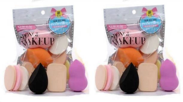 Lecherous Makeup sponge 6 in 1 family pack blander pack of 2