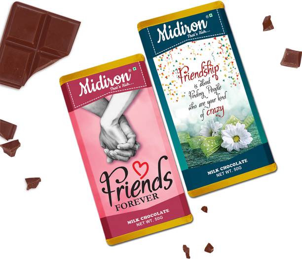 मिंडफिड Friendship Day gift, Friend for ever Chocolate Bar for Friend on Birthday, Friendship Day बार