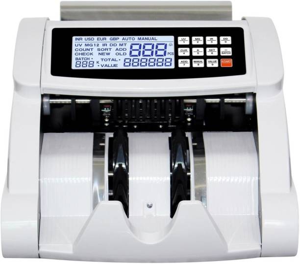 Drop2Kart HeavyDuty LCD Cash Counter with Dual Motor and ADD & BATCH Mode, UV/MG Note Sensor Note Counting Machine