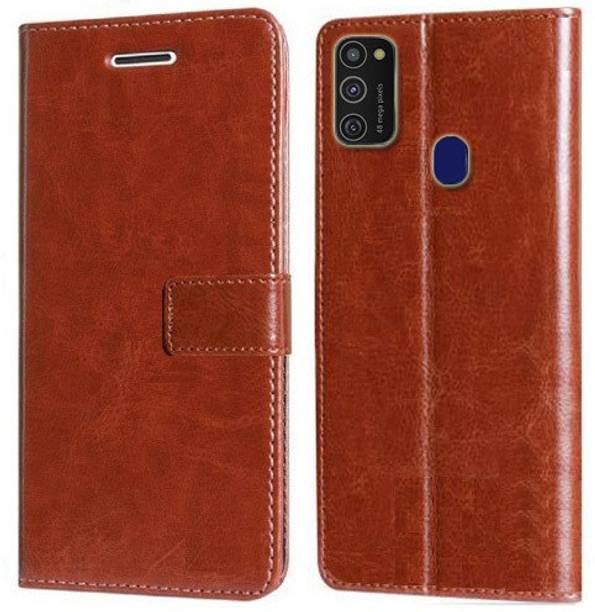 Krofty Flip Cover for Samsung Galaxy M21, Samsung Galaxy M30s
