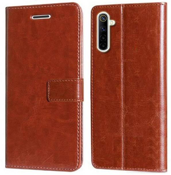 Krofty Flip Cover for Realme 6, Realme 6i