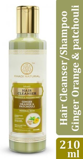KHADI NATURAL Ginger Orange & Patchouli Hair Cleanser/Shampoo