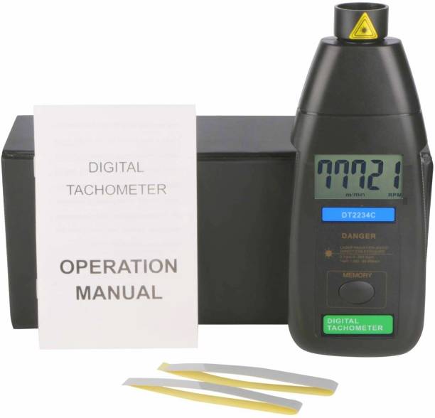 Divinext DT-2234C Non-Contact Digital Tachometer Laser Beam Motor RPM Speed Photo Meter Non Contact Tachometer