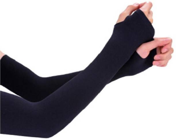 SKYBLUE Nylon Arm Sleeve For Men & Women Gym & Fitness Gloves