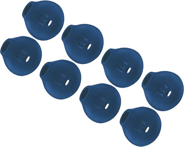 BBS DEAL 8 pcs (4 Pair) earphone earbuds Blue In The Ear Headphone Cushion