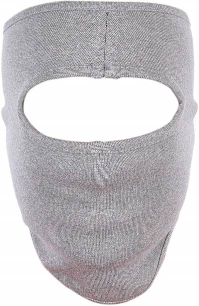 IM UNIQUE Grey Bike Face Mask for Men & Women