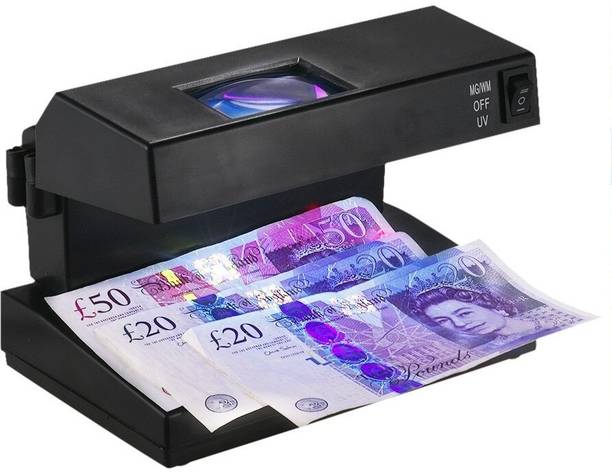 SWAGGERS Fake Note/Currency Detector with UV Light and Magnifying glass Handheld Counterfeit Currency Detector