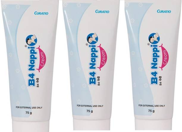 CURATIO B4 NAPPI CREAM (75 GM) - Pack of (3*75g) for babies