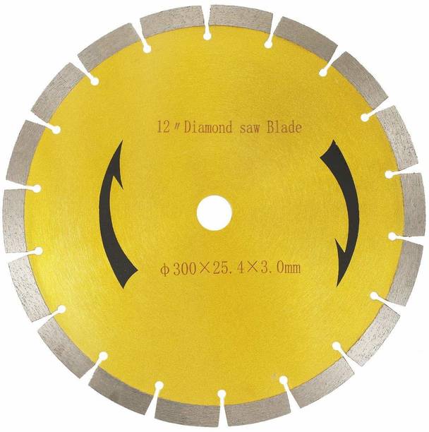 Sauran 12-Inch Segmented Diamond Blade for Granite,Marble,Ceramic,Cemented Road,Concrete,Block etc Handheld Tile Cutter