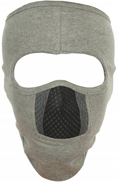 IM UNIQUE Grey Bike Face Mask for Men
