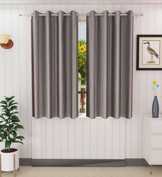 Flipkart SmartBuy 150 cm (5 ft) Polyester Window Curtain (Pack Of 2)