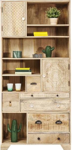 THE ATTIC Solid Wood Close Book Shelf