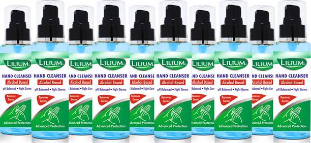 LILIUM Hand Cleanser 100ml, Alcohol Based, PH Balanced, Fight Germs, Remove Germs Hand Wash Bottle