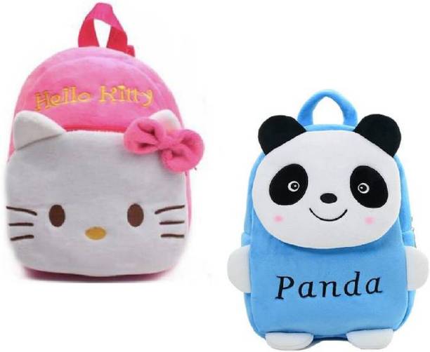 Basta Panda and Helllo Kitty kids school Bag School Bag