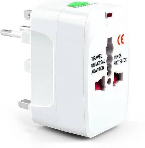 Mobiseries All in One Square Universal International Travel AC Power Charger with AU US UK EU converter Plug Worldwide Adaptor Worldwide Adaptor