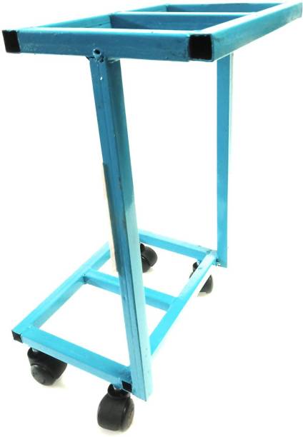 RAJCHEIF single inverter battery Trolley,1 inch Pipe, with 4 Wheels, suitable for all type of inverter batteries, Heavy Duty, Best Quality Trolley for Inverter and Battery