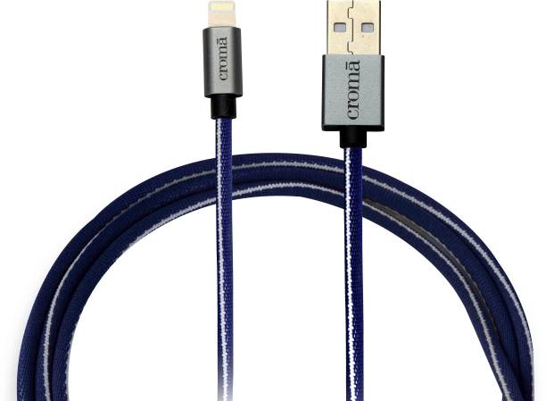 Croma Lightning Cable CA1780 CA001B 1 m Lightning Cable