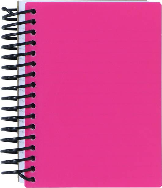 NAVNEET Youva Spiral Bound Fat Book 10.2x14 cm Regular Notebook Single Line 400 Pages
