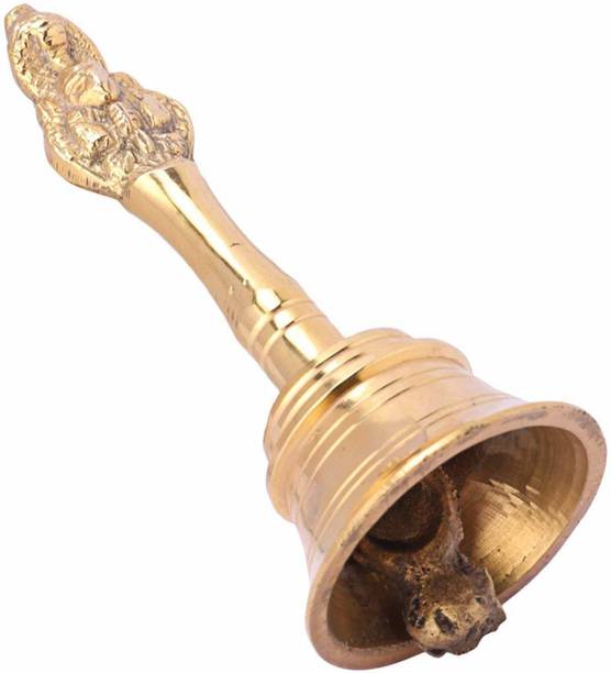 Om Shiv Brass bell 120 gm Brass Pooja Bell