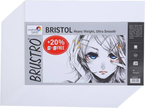 BRuSTRO bristol loose A4 250 gsm Drawing Paper