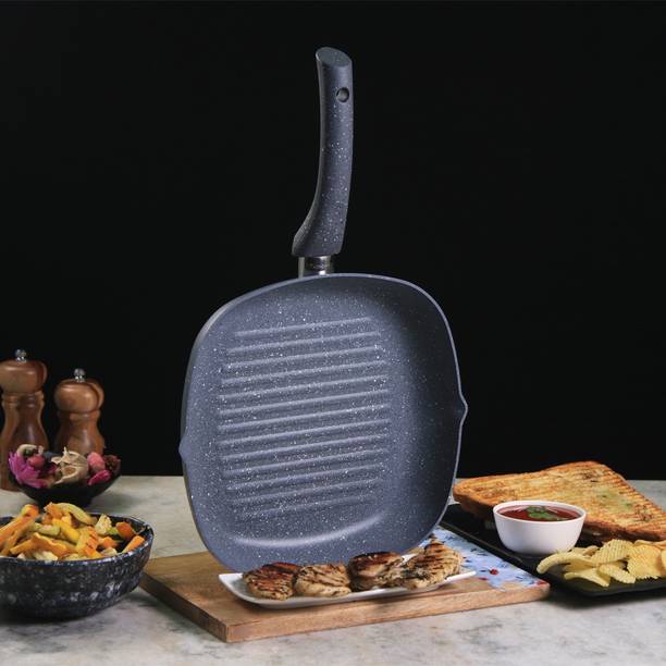 WONDERCHEF Granite Grill Pan 24 cm diameter 1 L capacity