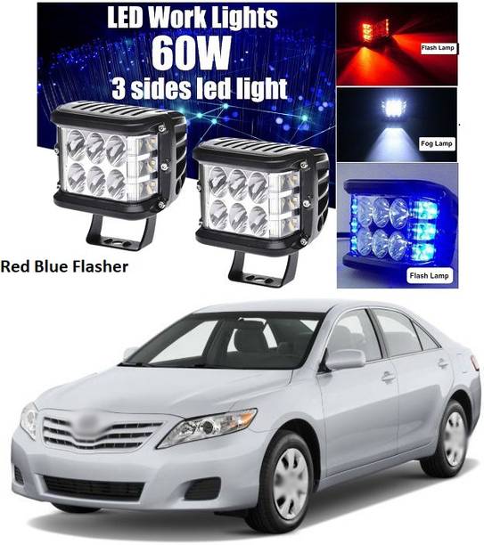 PECUNIA Blue, Red LED Vehicle Mirror Light