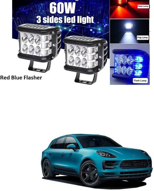 PECUNIA Blue, Red LED Vehicle Mirror Light