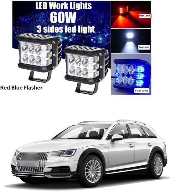 PECUNIA Blue, Red LED Vehicle Mirror Light