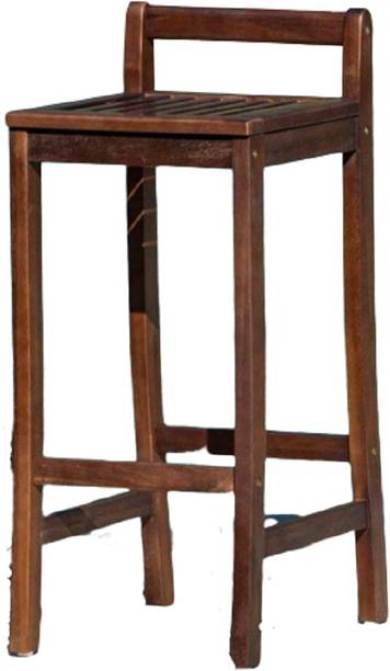 Shagun Arts HEXA Sheesham Wood One Bar Chair/ Bar Stool/ Kitchen Stool For Bar & Kitchen || Solid Wood Bar Chair